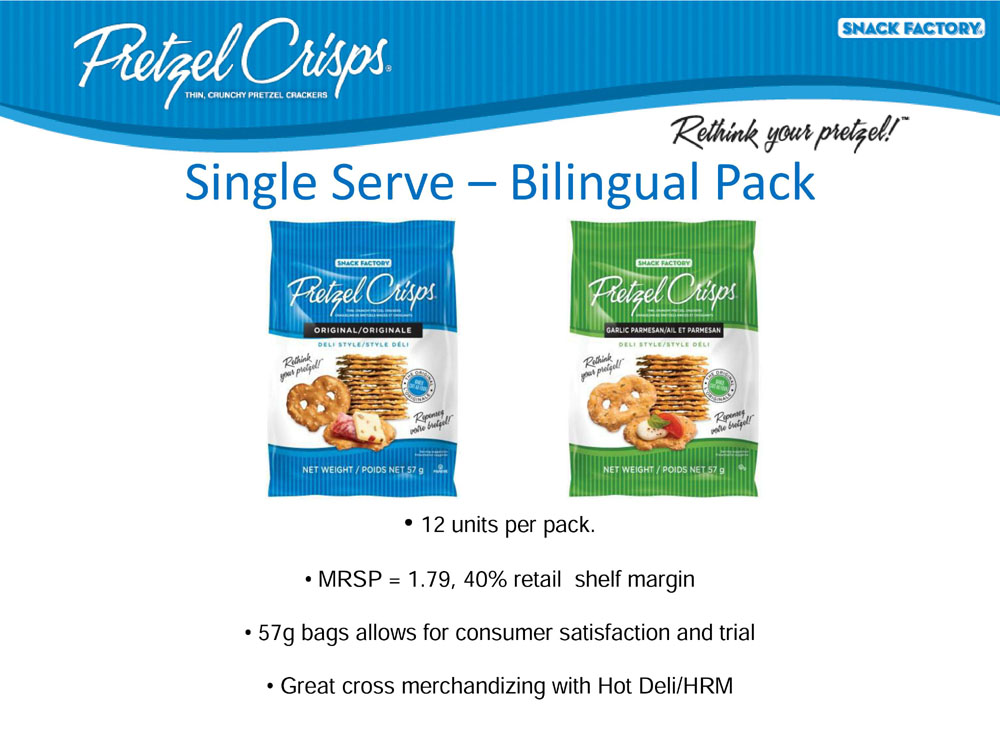 Pretzel Crisps - Single Serve
