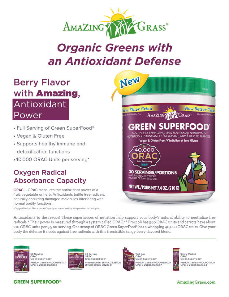 Amazing Grass - Organic Greens with an Antioxidant Defense (English)